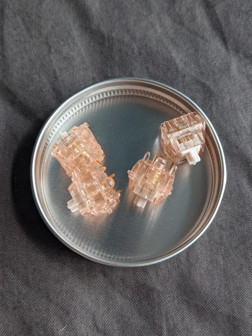 JWK Quartz Mechanical Keyboard Switches Long Pole Thocc, Computers