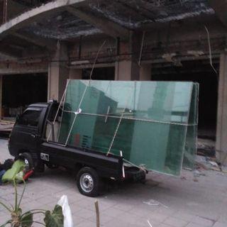 Kaca bekas tempered/potong