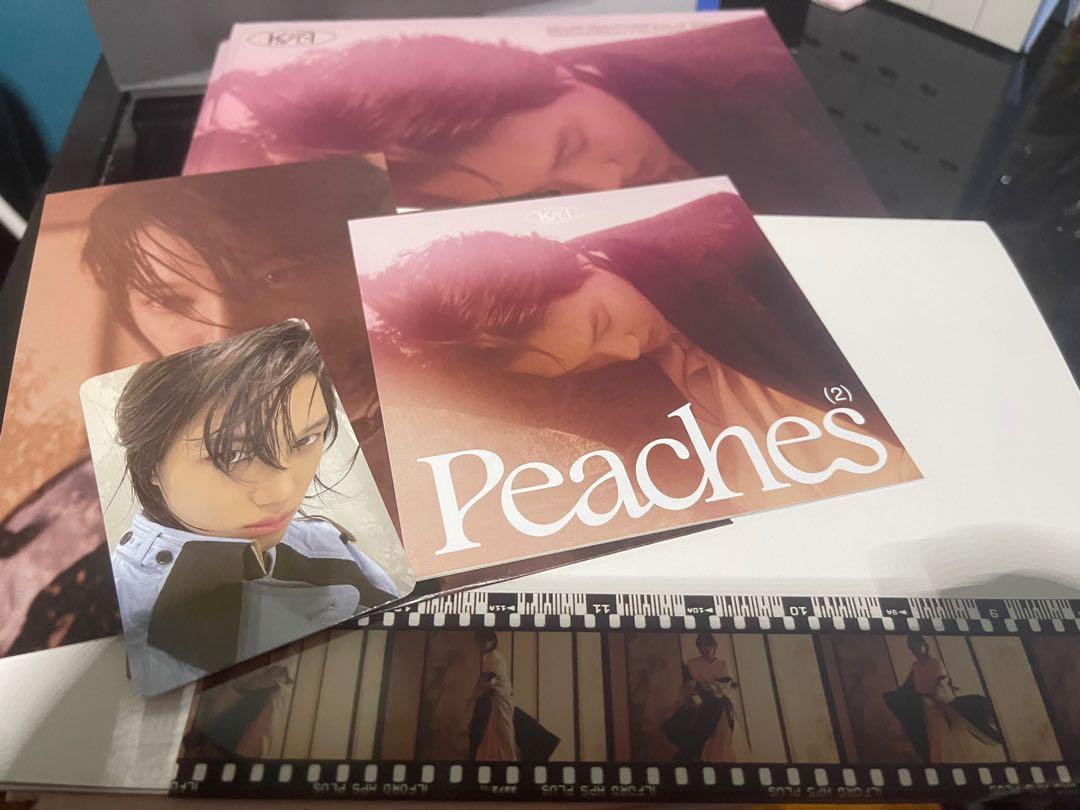 KAI - 2nd Mini Album [Peaches] Peaches Ver. Official Poster Kisses Ver