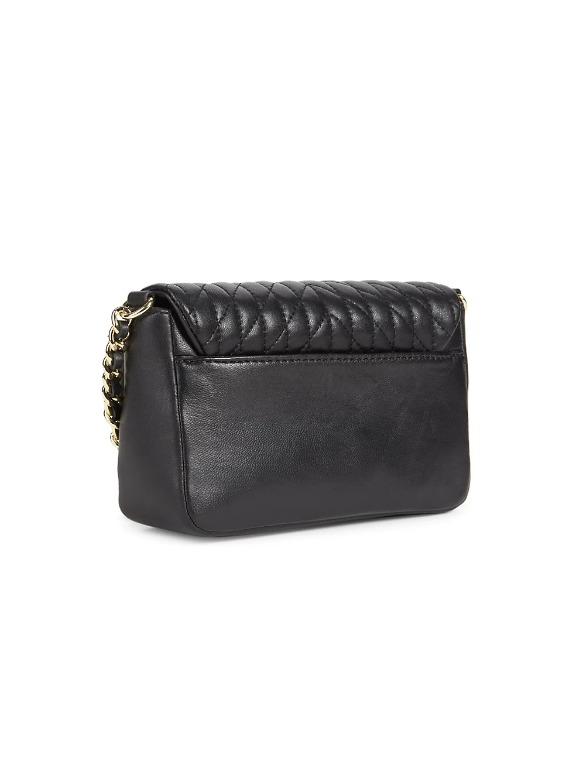 Karl Lagerfeld Paris Mini Agyness Quilted Leather Crossbody Bag in