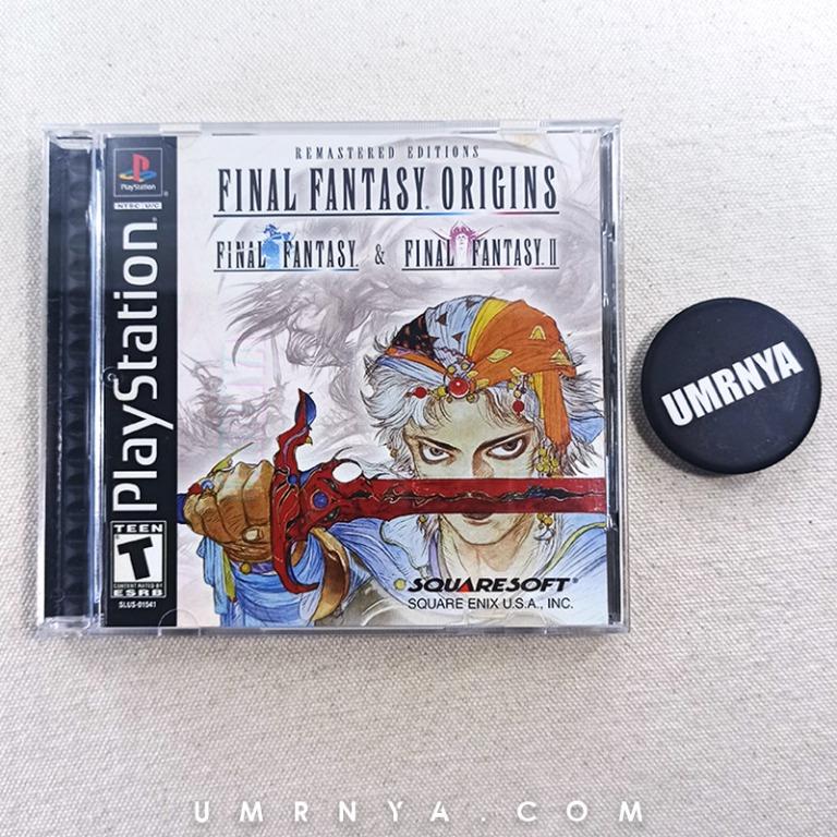 Kaset PS1 CIB: CD Original Final Fantasy Origins Origin FF 1 ...