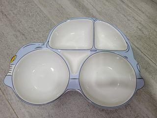 Kids car dinnerware