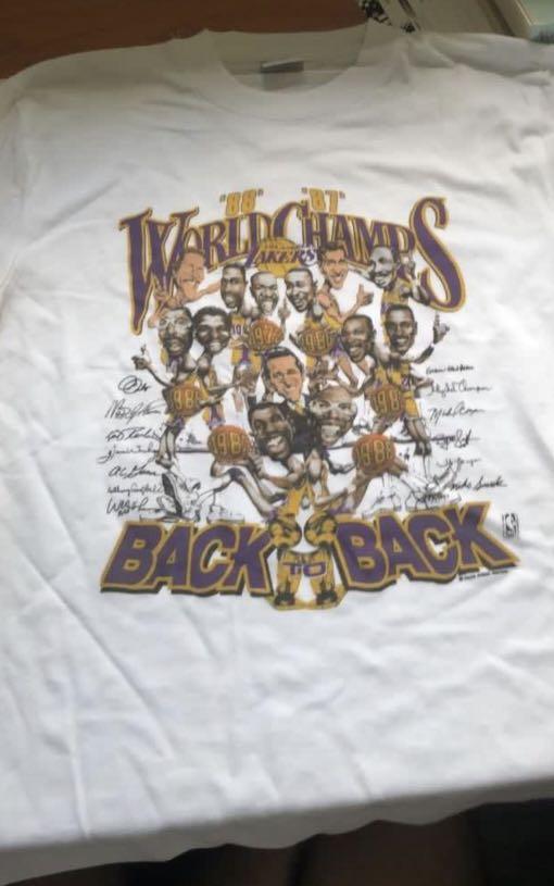 Lakers Vintage Tee, Men's Fashion, Tops 
