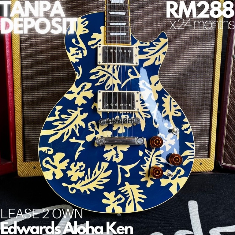 [LEASE TO OWN] Edwards Aloha Ken Les Paul, Hobbies & Toys