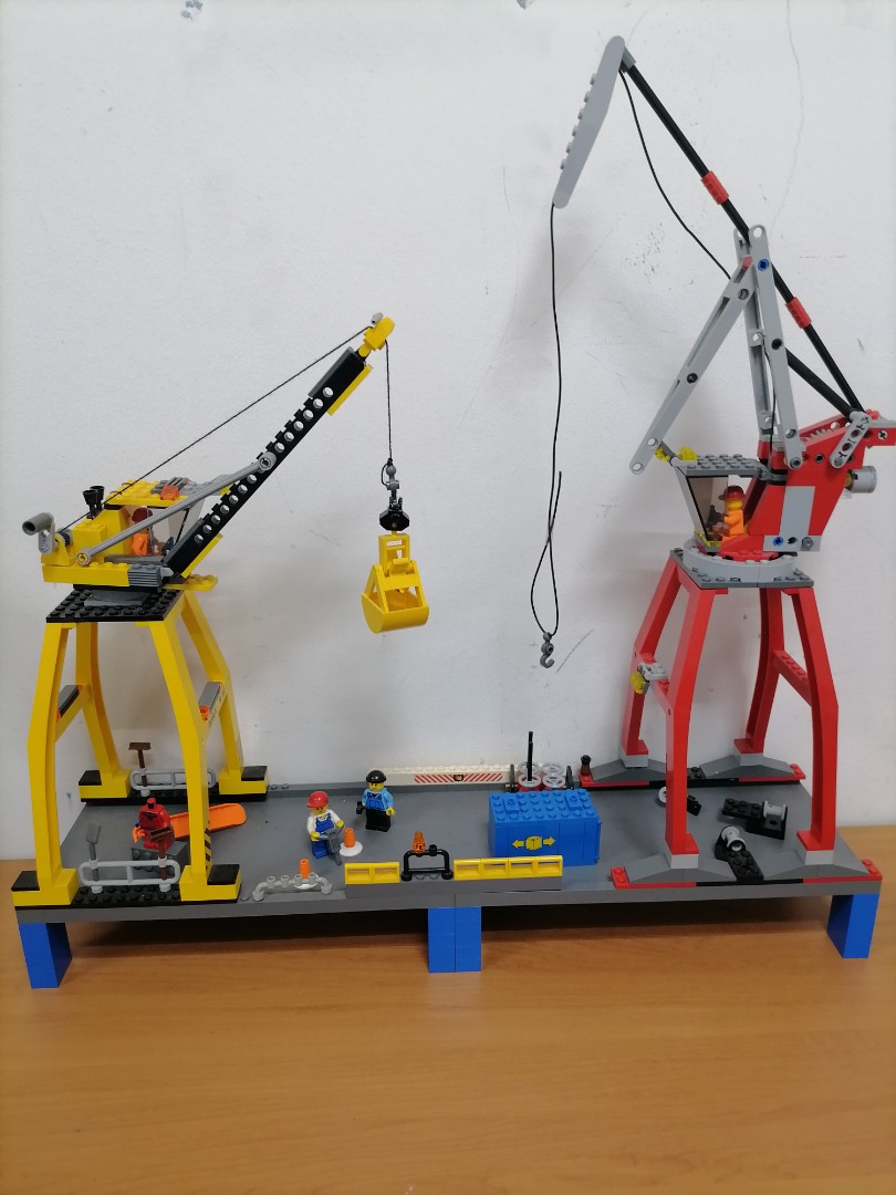 Lego port sales crane