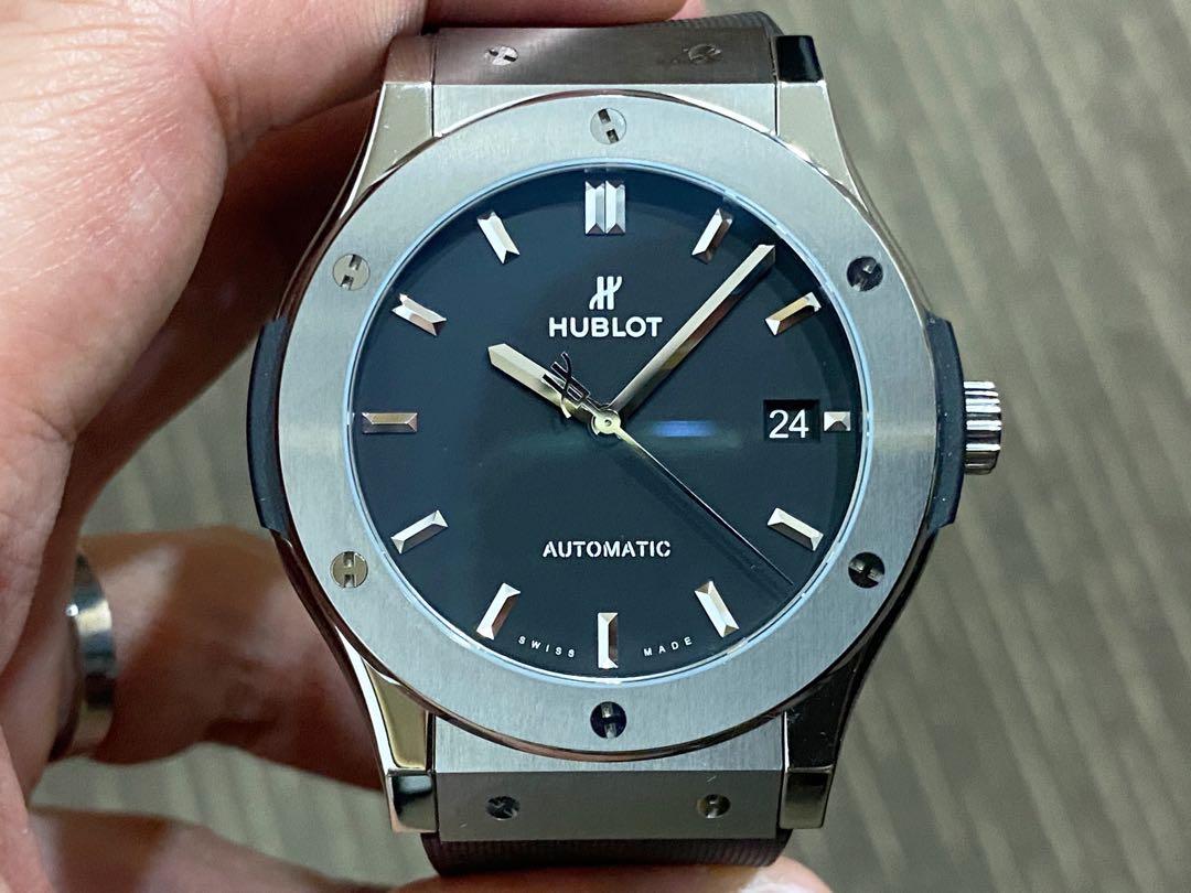 Like New Complete Local Jan 21 Hublot Classic Fusion Titanium 45