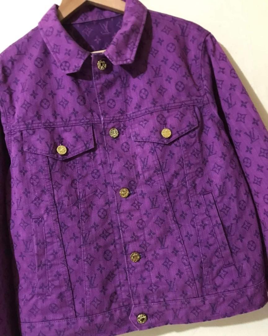 Louis Vuitton Monogram Mens Jackets 2023 Ss, Purple, IT56