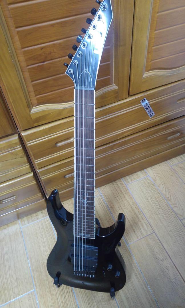 LTD SC-608B Black / 8弦吉他 / 簽名琴 / ESP副廠
