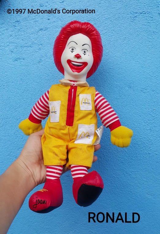 Vintage ronald shop mcdonald stuffed doll
