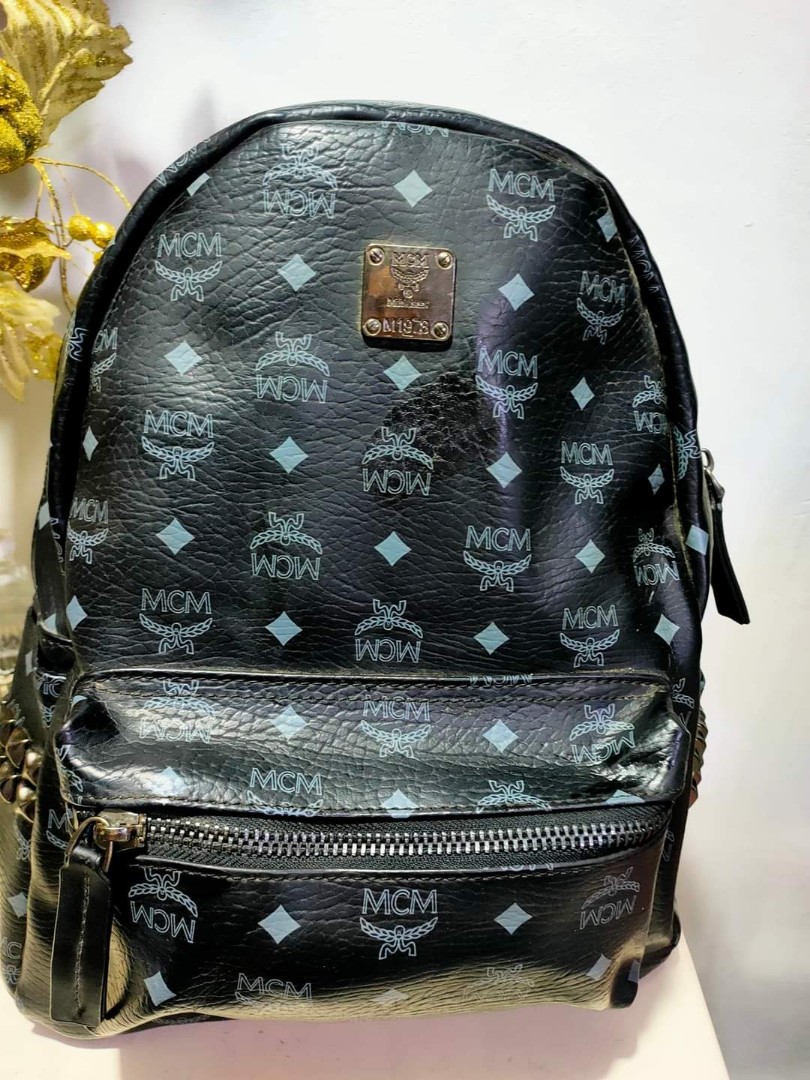 mcm backpack used