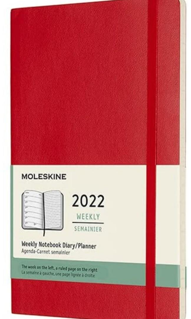 Moleskine 2022 Weekly Agenda Planner, Hobbies & Toys, Stationary