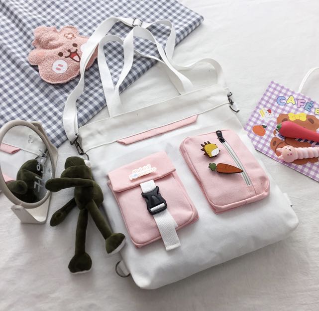 Double cheap pocket bag