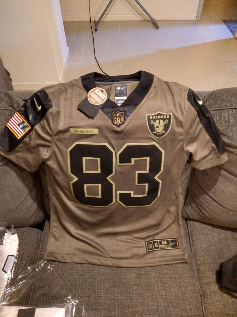 salute to service raiders jersey