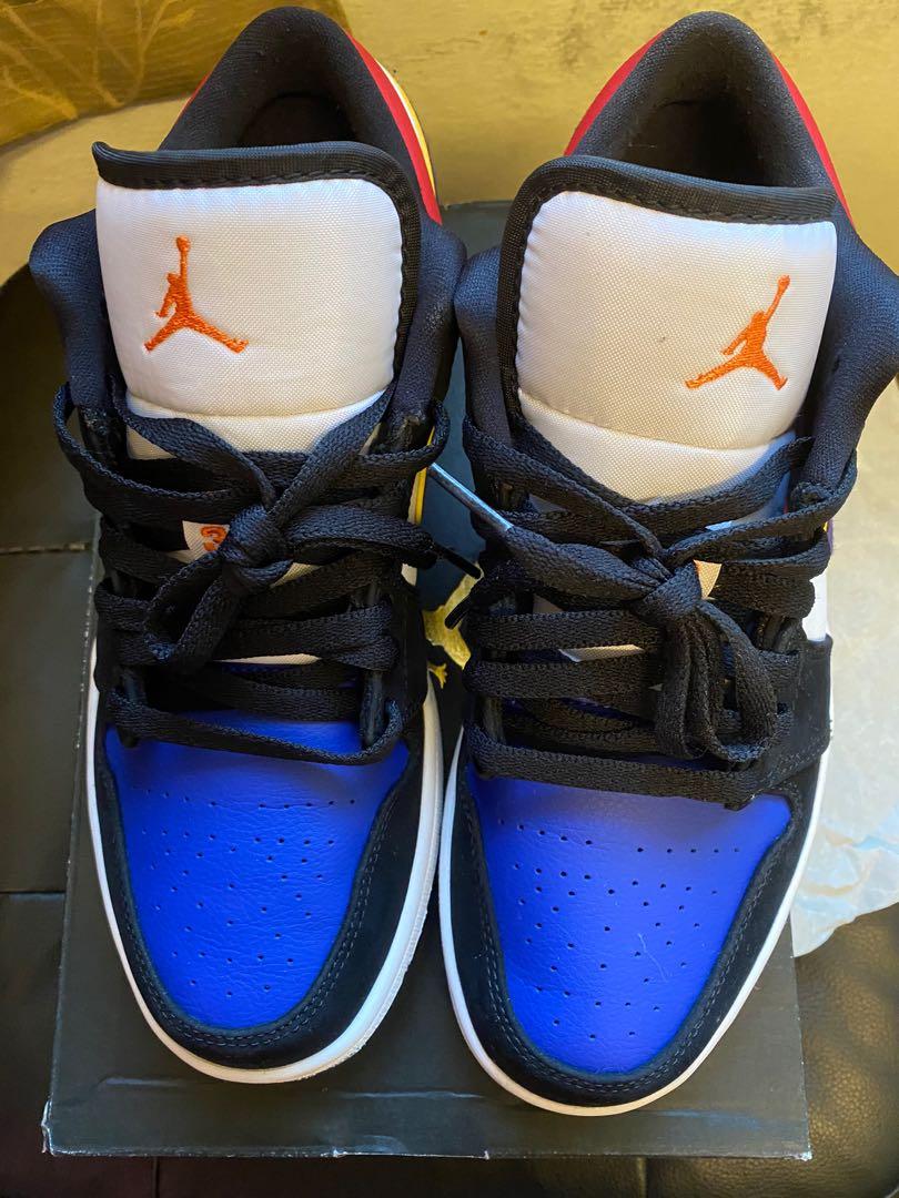 jordan 1 low top 3 lakers