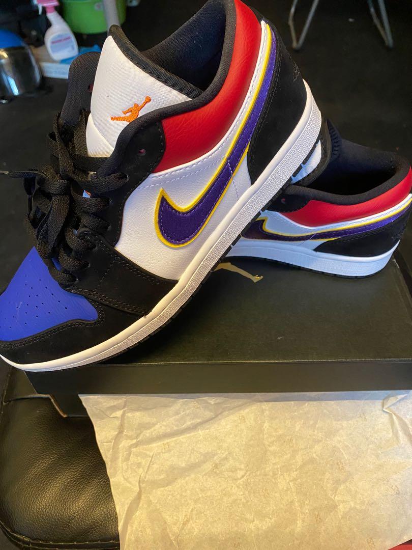 Air jordan 1 low lakers top 3 discount