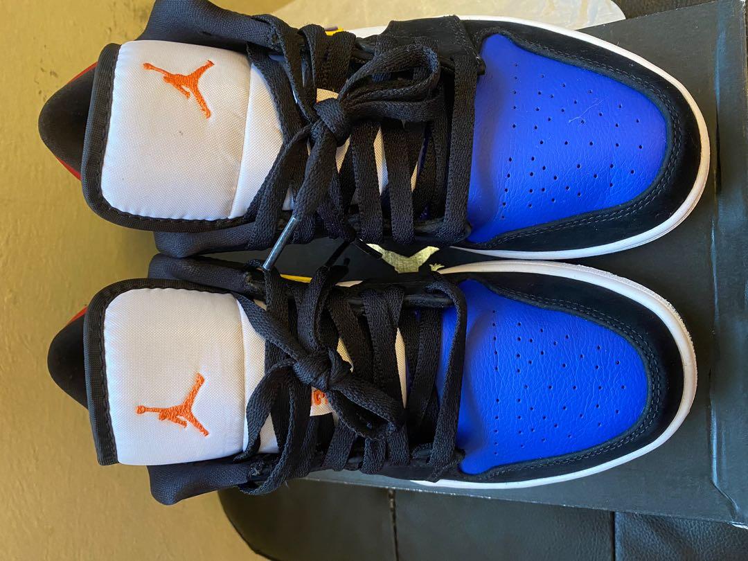 air jordan 1 low top 3 lakers