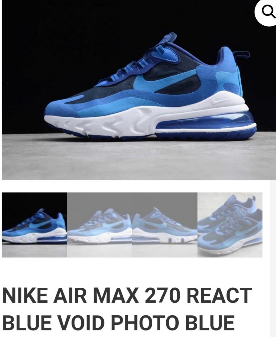 Nike 270 react blue shop