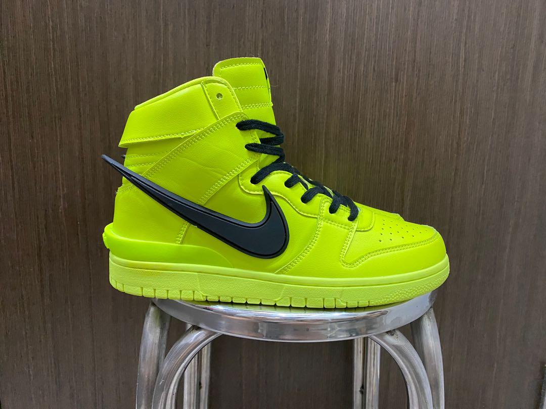 Nike Dunk High AMBUSH Flash Lime, Men's 