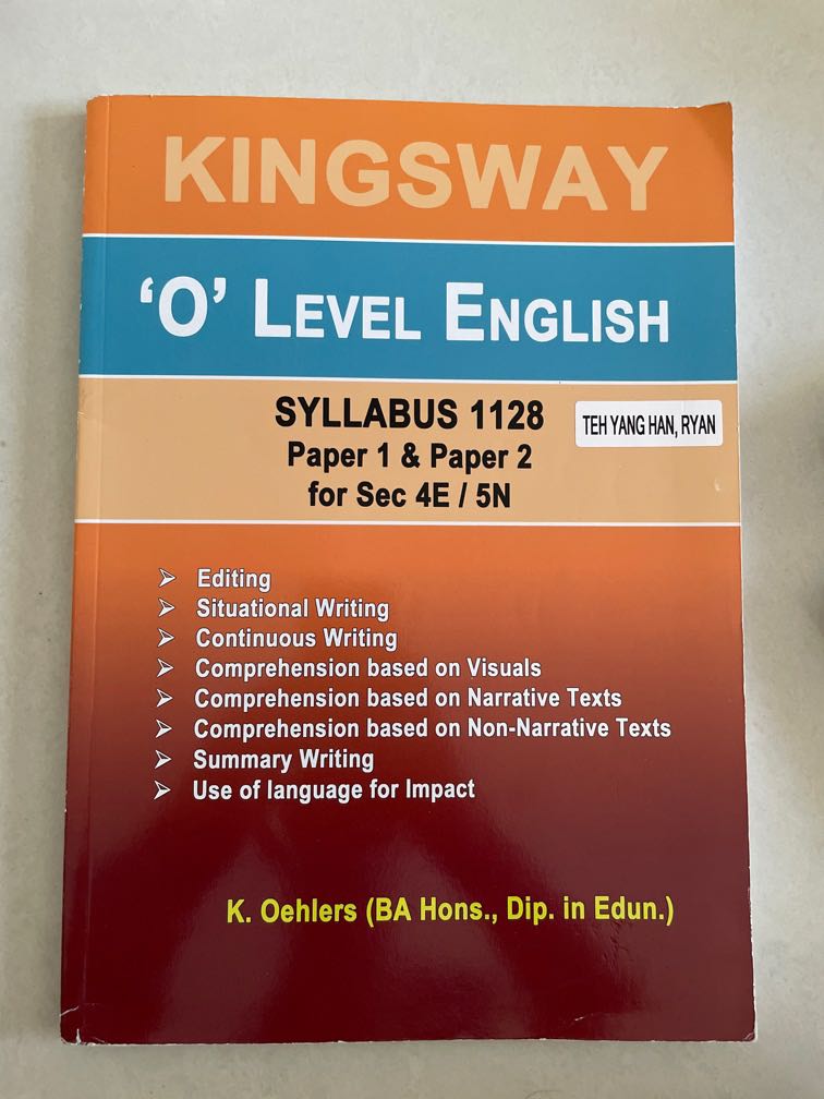 Olevel English Practice, Hobbies & Toys, Books & Magazines, Assessment