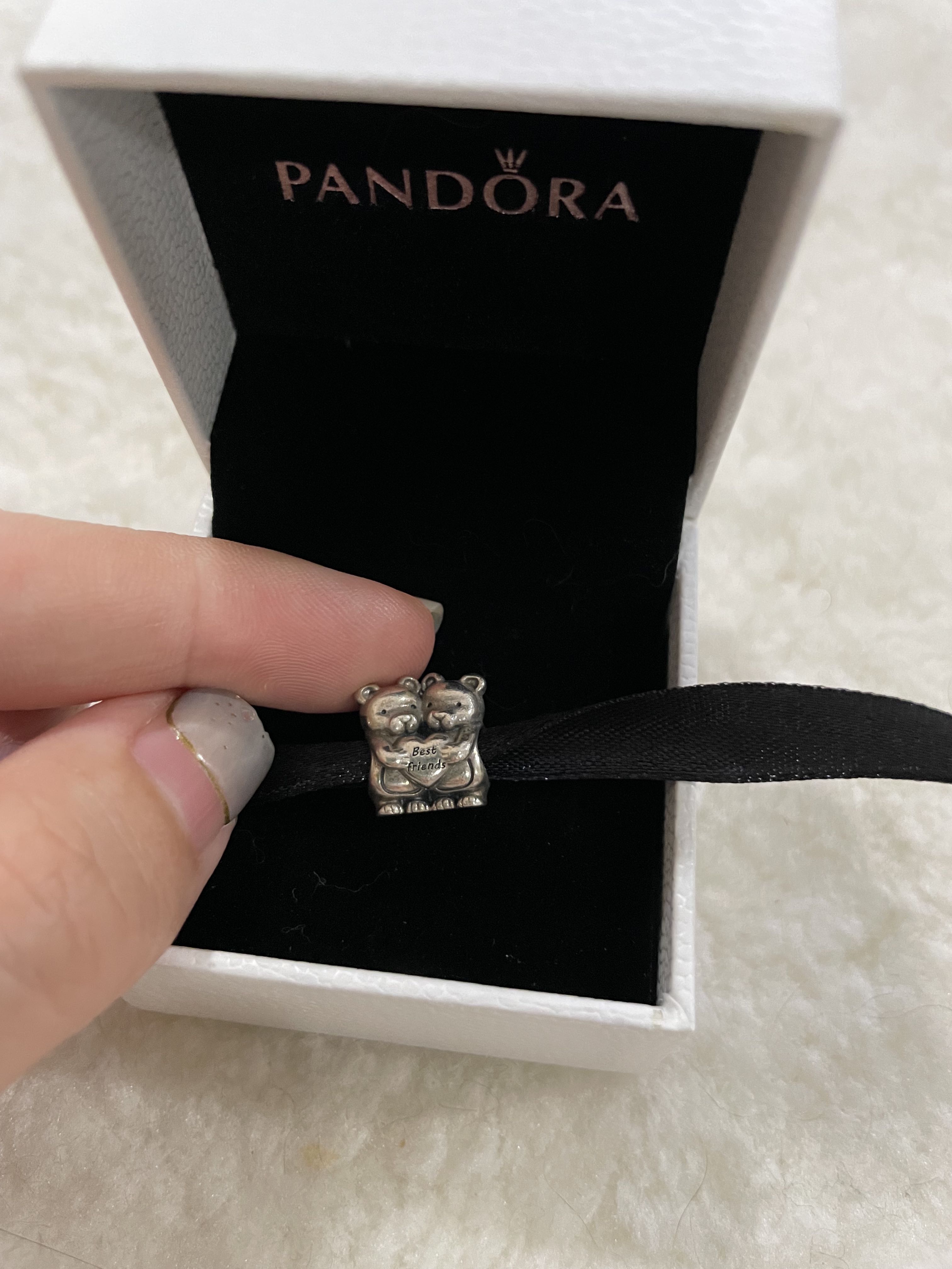 Pandora best friends charm, Luxury, Accessories on Carousell