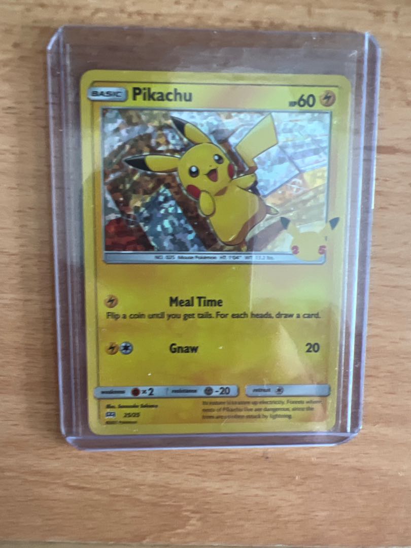 holo mcdonald's pikachu