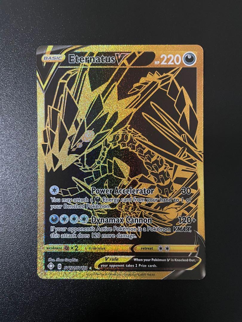 Pokemon TCG Eternatus V - SV121/SV122 - Shiny Rare Shining Fates Pokemon  card, Hobbies & Toys, Toys & Games on Carousell