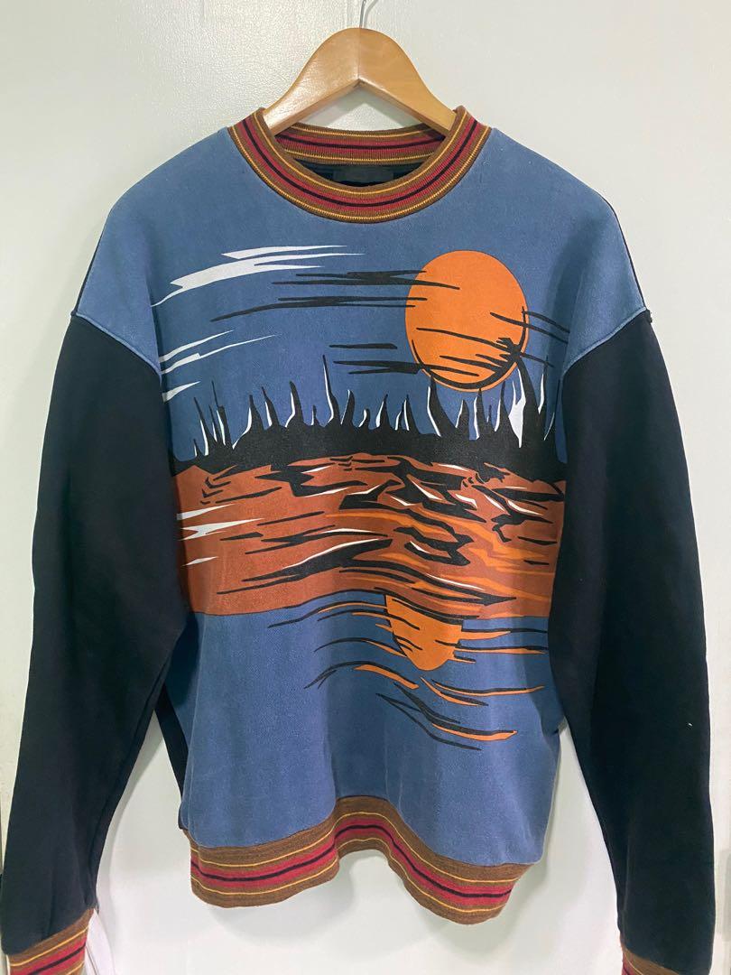 Prada Sunset SS14 Crewneck Sweater, Men's Fashion, Coats, Jackets and  Outerwear on Carousell