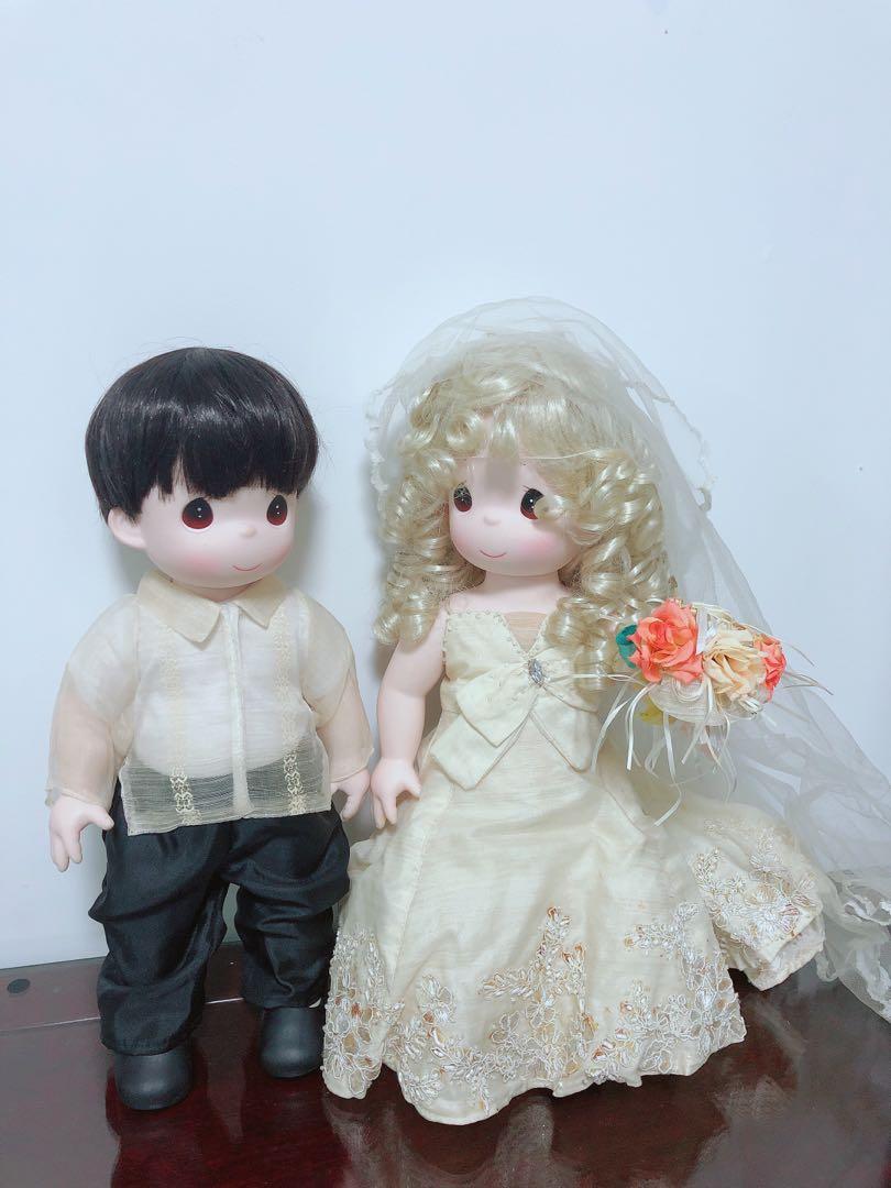 Precious moments discount wedding dolls
