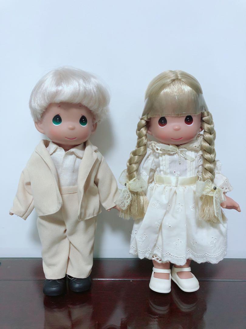 Collectable Precious Moments Limited Edition Dolls Bride Groom