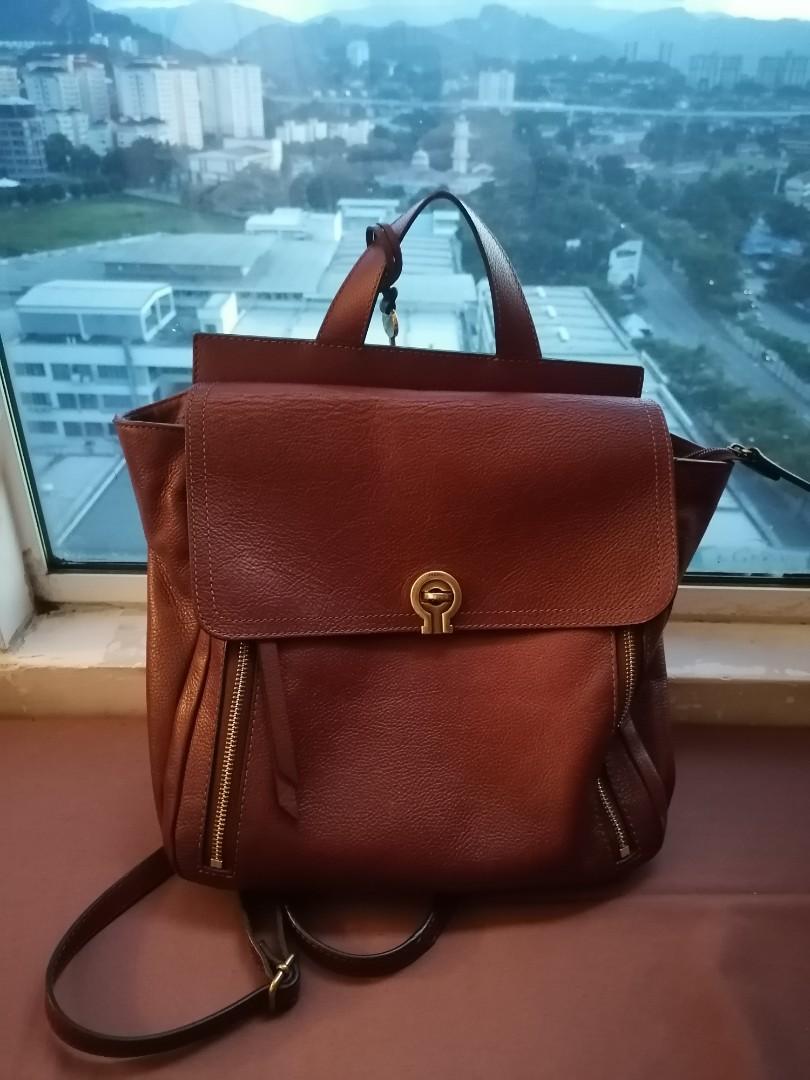 PRELOVED Fossil Amelia Backpack Henna Women s Fashion Bags