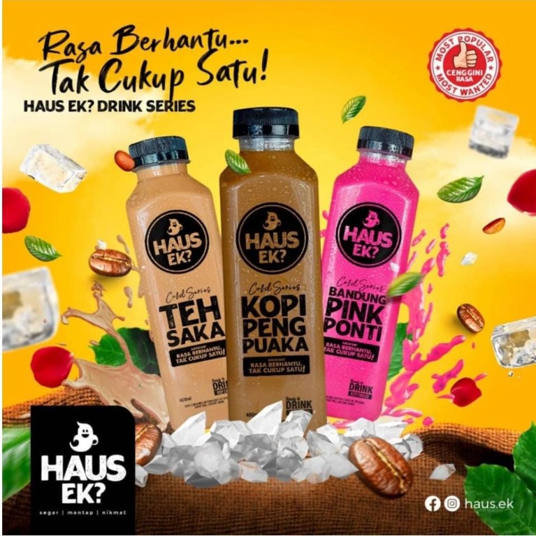 Ready Stock Haus Ek Beverages drink (500ml), Food & Drinks, Beverages
