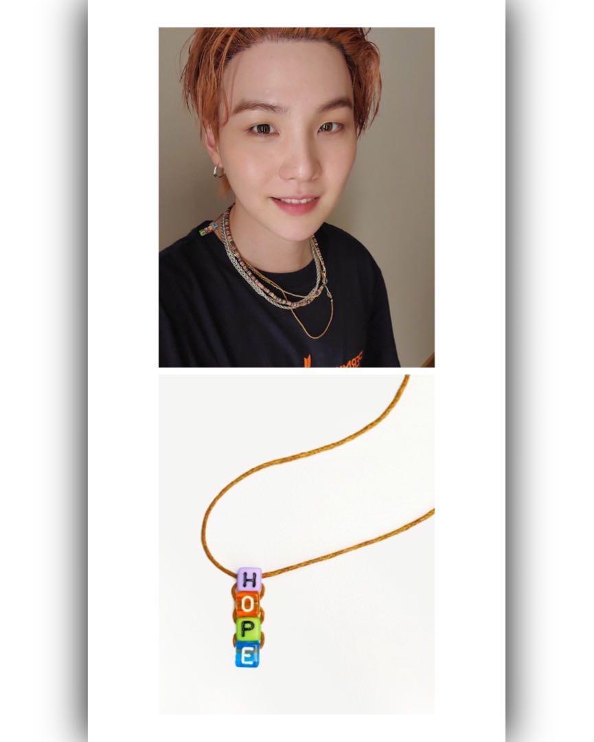 Yoongi necklace discount