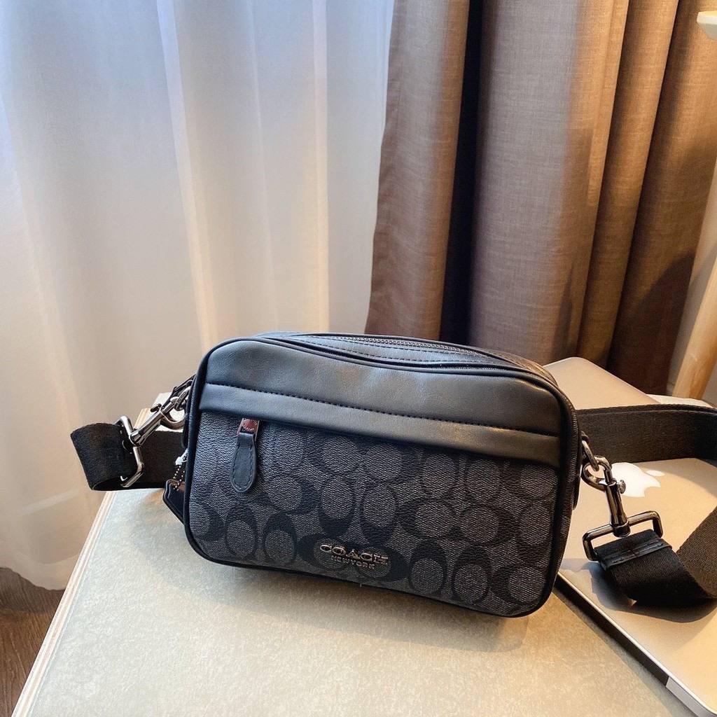 beg coach lelaki coach sling bag man Ready Stock✈[100%original] coach  crossbody bag men shoulder bag birthday gift for man 9321
