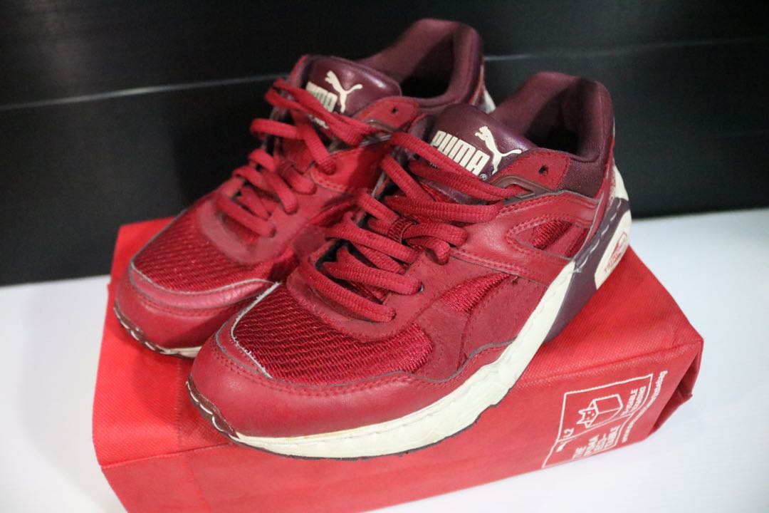 Puma trinomic red kids discount