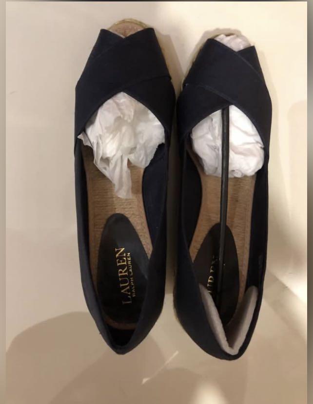 Ralph lauren women's wedge shoes on sale