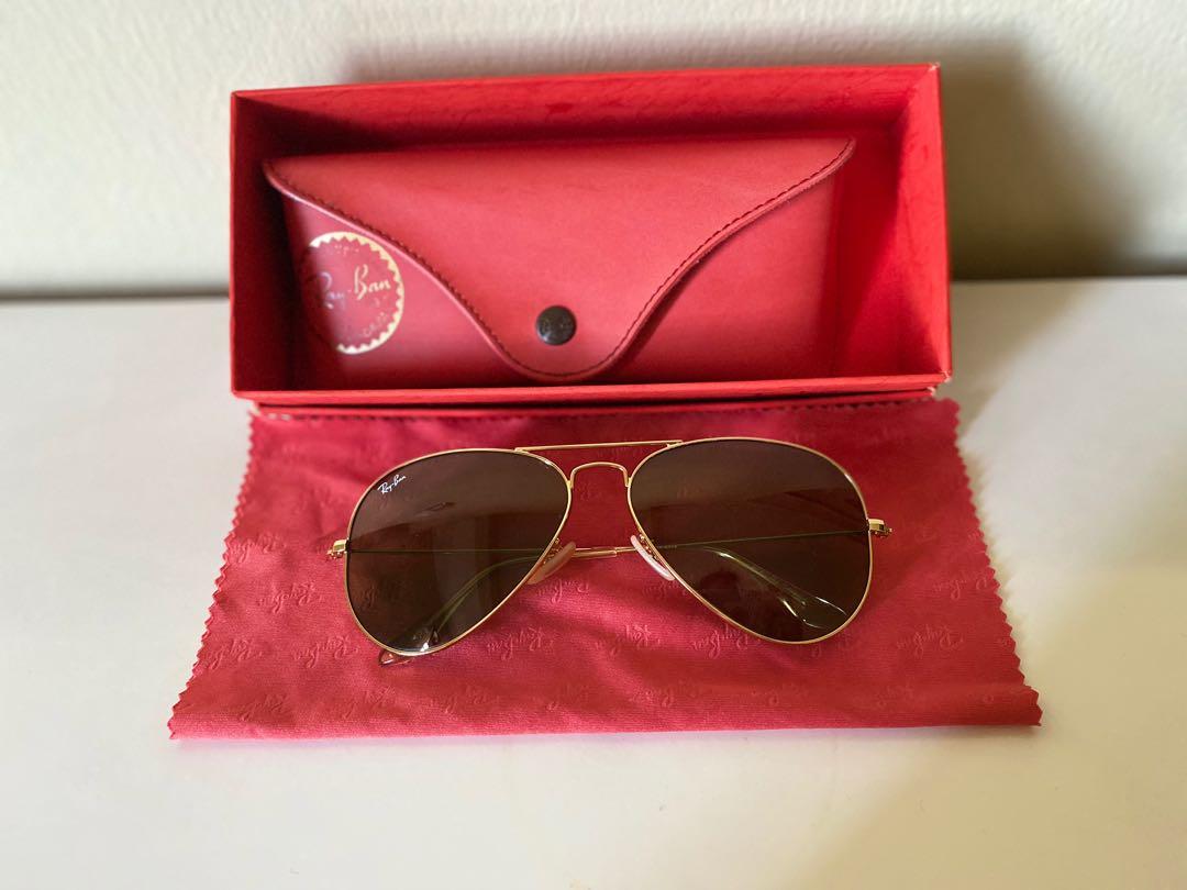 Rayban Aviator ORB3025 size standard 58mm Men s Fashion Watches
