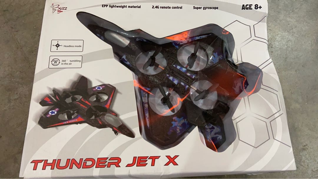 R C Thunder Jet X Remote Control Plane Hobbies Toys Toys