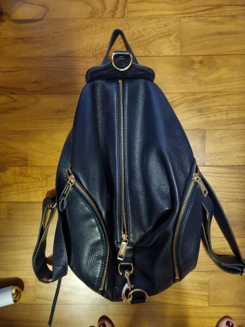 Rebecca minkoff leather backpack purse 2025