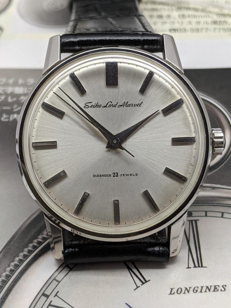 SEIKO LORD MARVEL DIASHOCK 23 JEWELS 5740-1990 HAND WINDING 1964's, Luxury,  Watches on Carousell