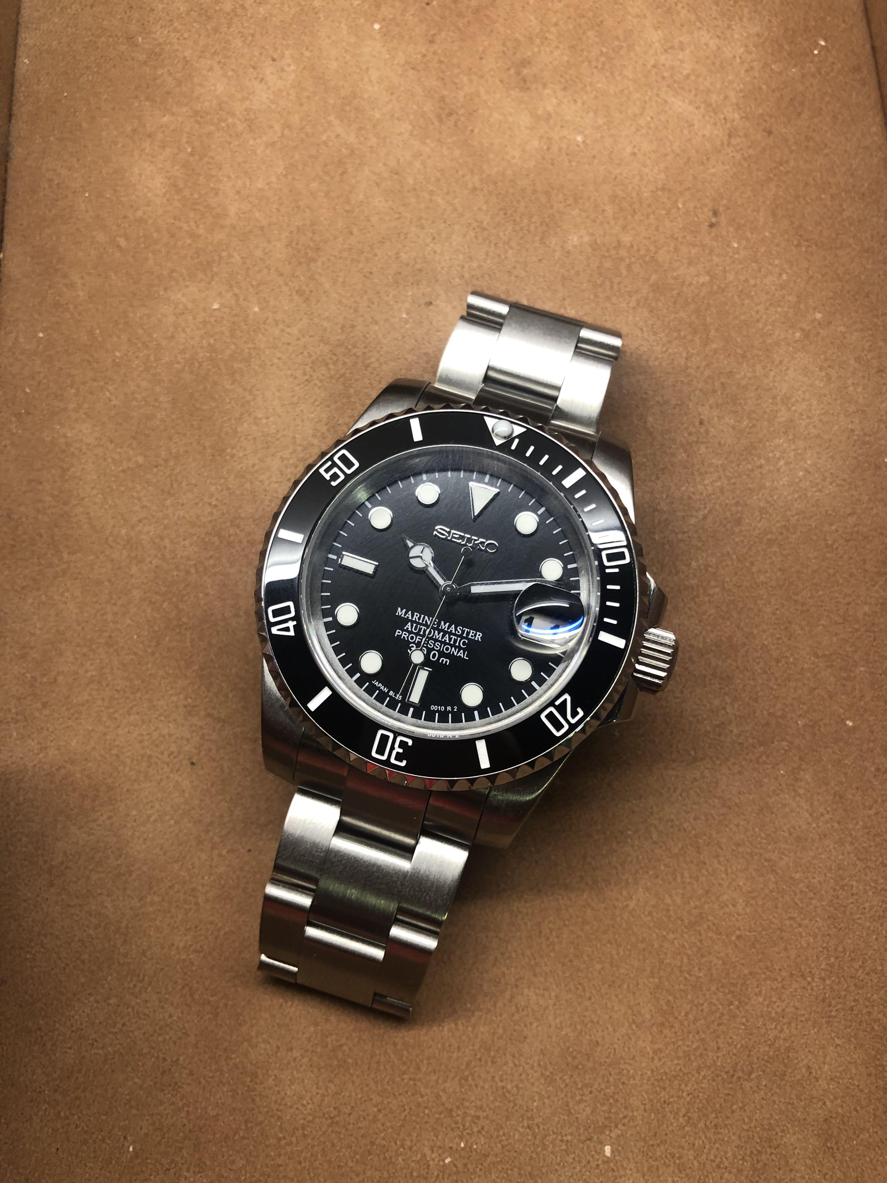 Seiko Submariner Mod, Luxury, Watches on Carousell