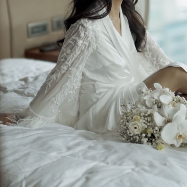Debbie Robe For sale / rent: Debbie Co Bridal Robe with nightgown, Women's Fashion ...