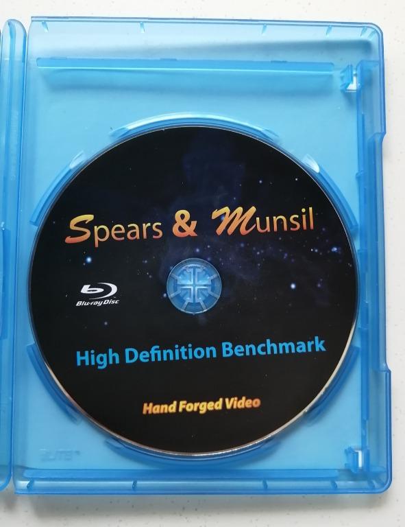 Spears & Munsil Bluray HD TV Benchmark and Calibration Disc (Genuine