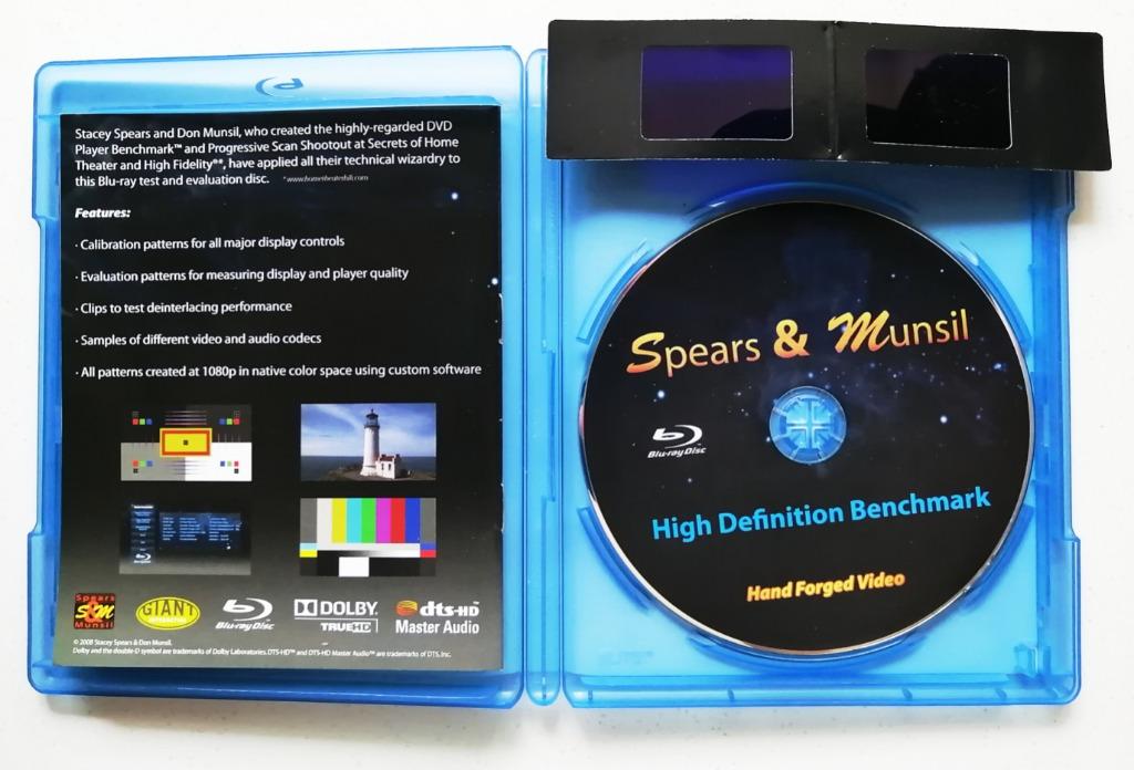 Spears & Munsil Bluray HD TV Benchmark and Calibration Disc (Genuine