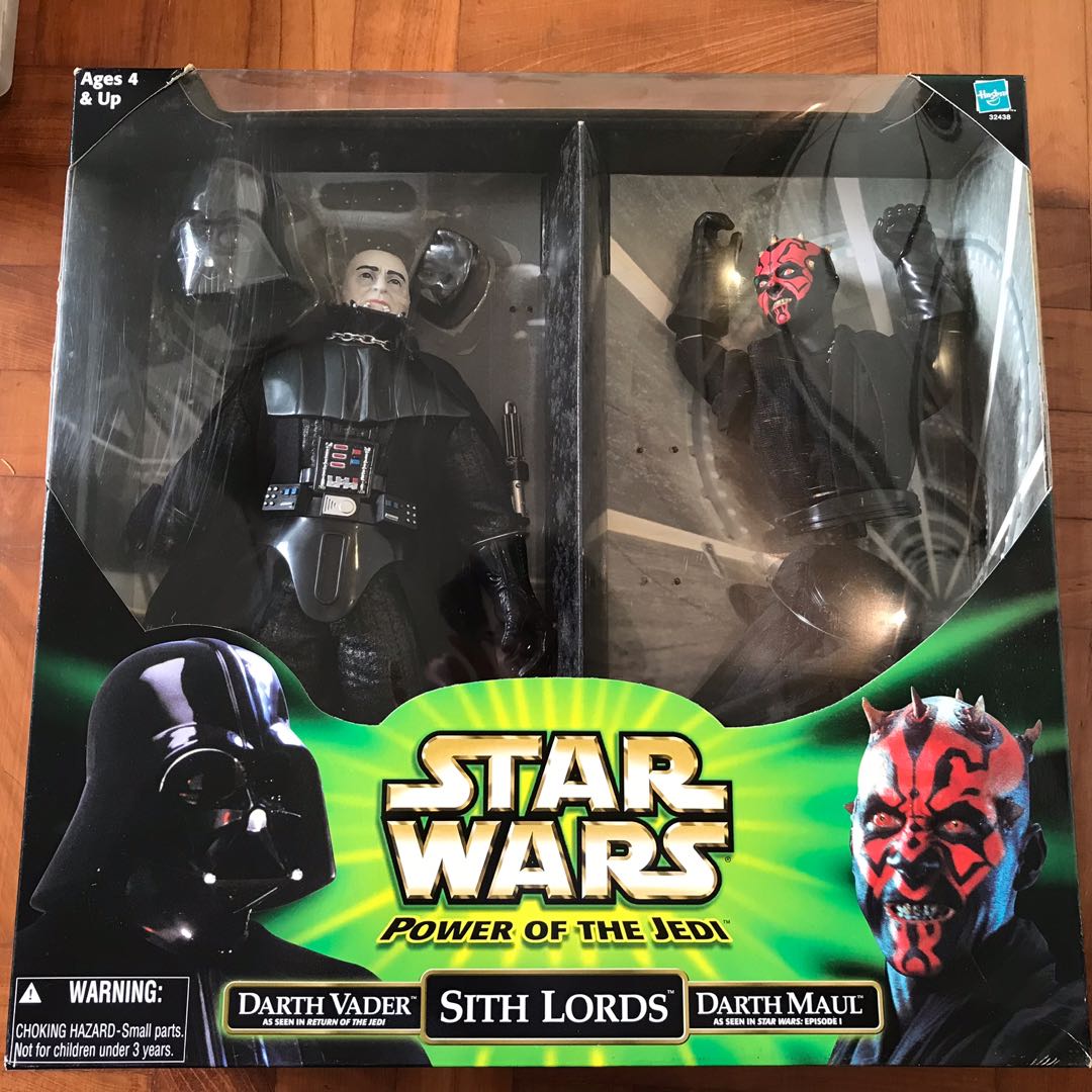 Star Wars Darth Vader and Maul together (POTF)