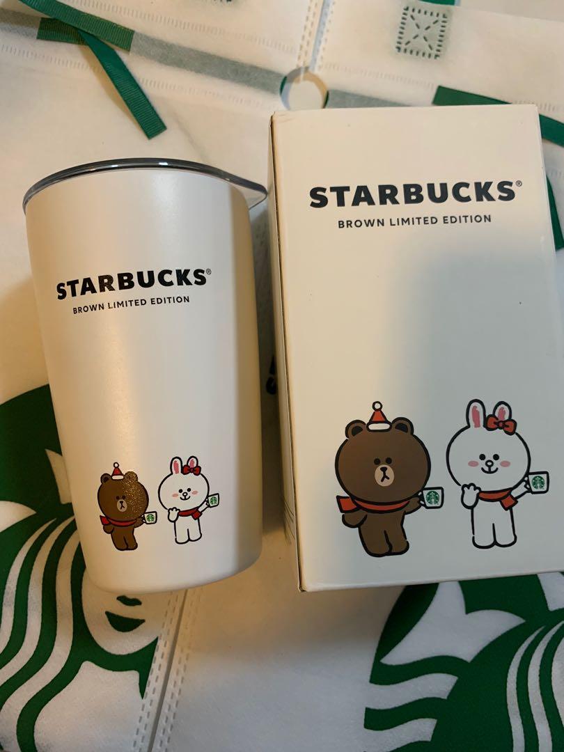 Starbucks x LINE FRIENDS Brown and Cony Stainless Steel Tumbler (12oz