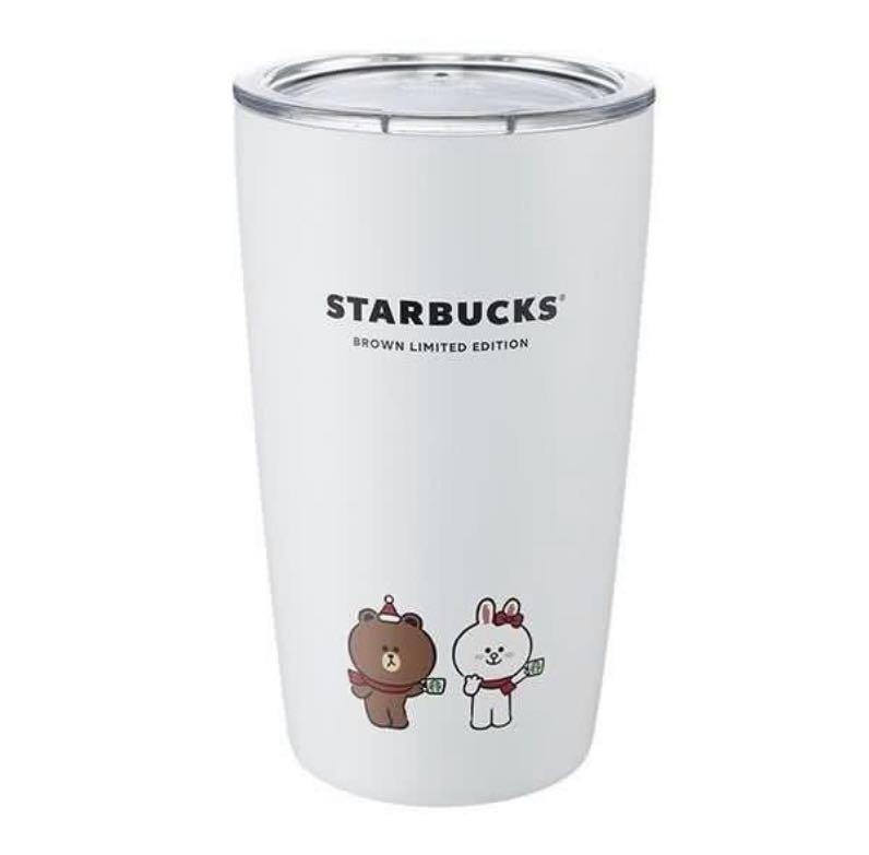 Starbucks x LINE FRIENDS Brown and Cony Stainless Steel Tumbler (12oz