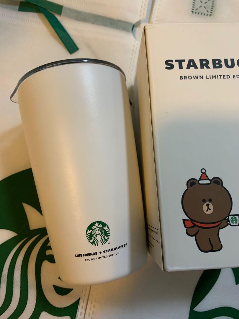 Starbucks x LINE FRIENDS Brown and Cony Stainless Steel Tumbler (12oz