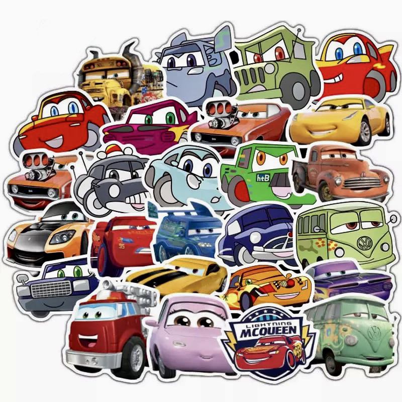 [DEC SALE] (Stickers) 50pc Cars Pixar Disney American Animated Series ...