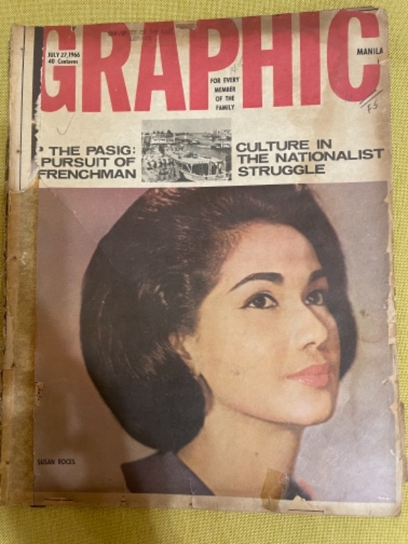 Susan Roces - Graphic Magazine 1966, Hobbies & Toys, Books & Magazines ...
