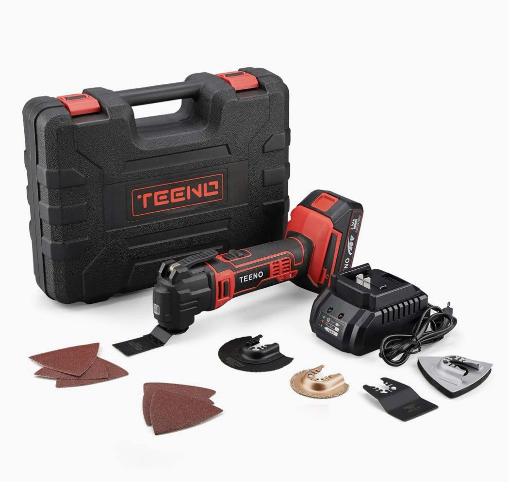 TEENO 20VMAX Cordless Oscillating Tool 
